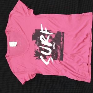 Local Motion Hawaii pink surf t shirt